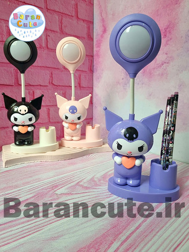 چراغ مطالعه جا قلمی دار و تراش دار طرح کورومی