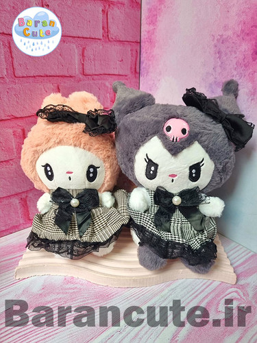 عروسک پولیشی وارداتی 25 سانتی طرح کورومی و ملودی پاپیونی